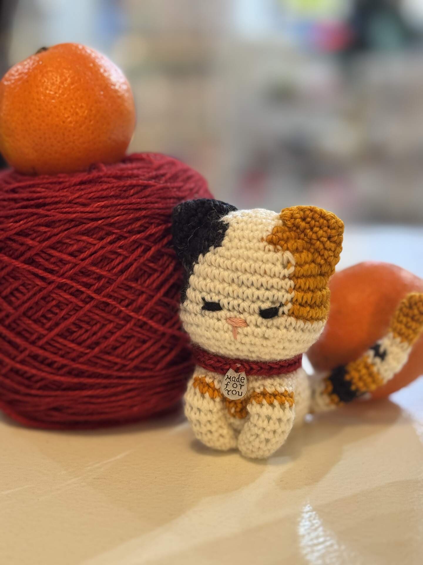Amigurumi of a little kitten