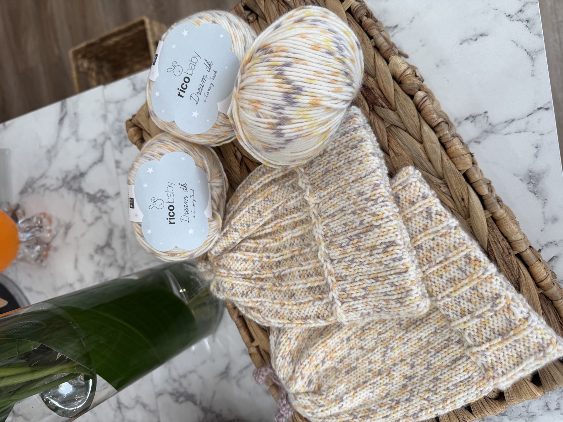 Toques knitted with Rico Baby yarn